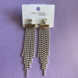 Silver chandelier Earrings